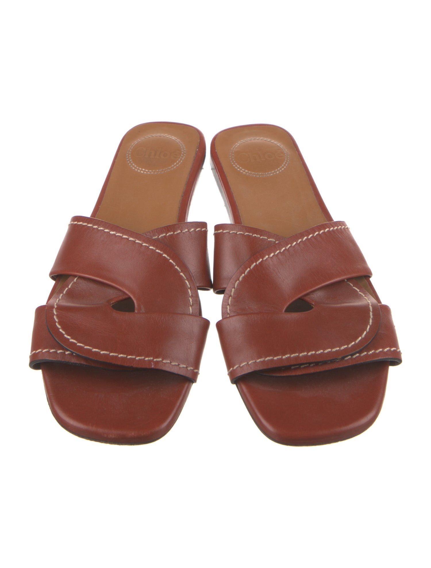Chloé Leather Slides
